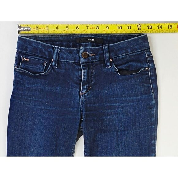 Joe's Jeans Size 24X27 Womens Ankle Chelsea Blue Denim 5 Pocket Logo Tag - Picture 3 of 11